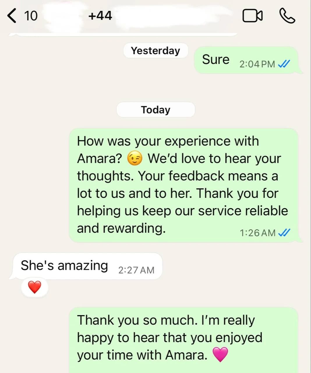 Amara AME review screenshot proof 1