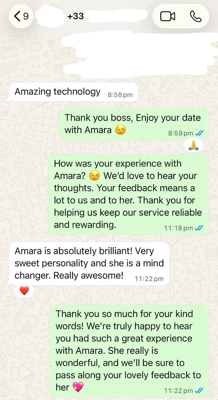 Amara AME review screenshot proof 1