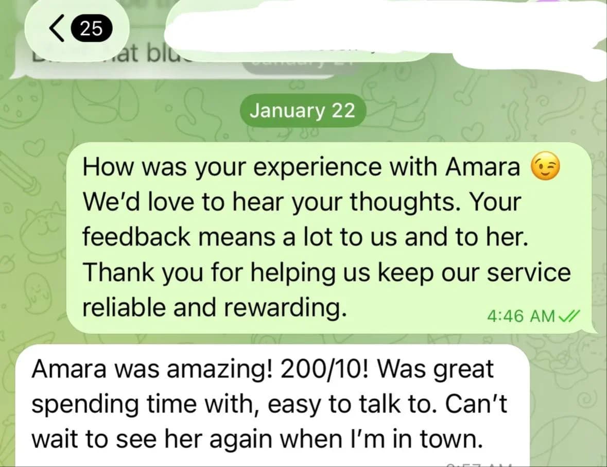 Amara AME review screenshot proof 1