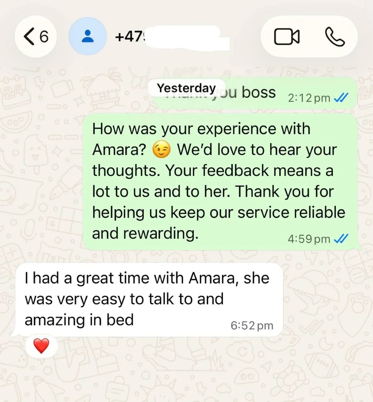 Amara AME review screenshot proof 1
