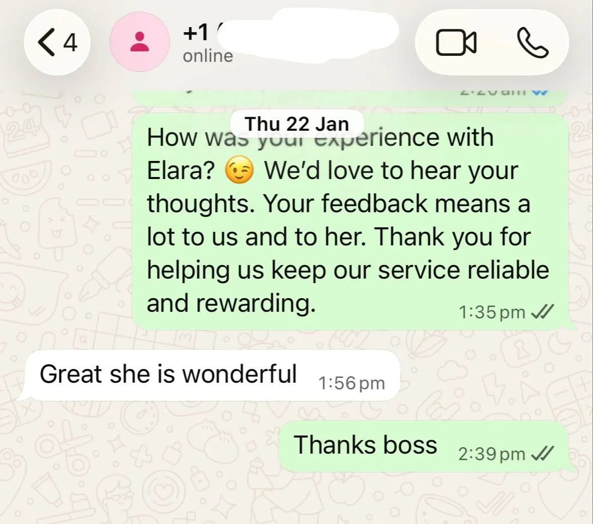 Elara AME review screenshot proof 1
