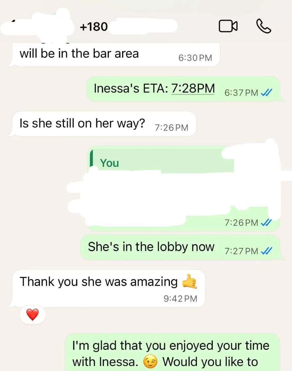 Inessa AME review screenshot proof 1
