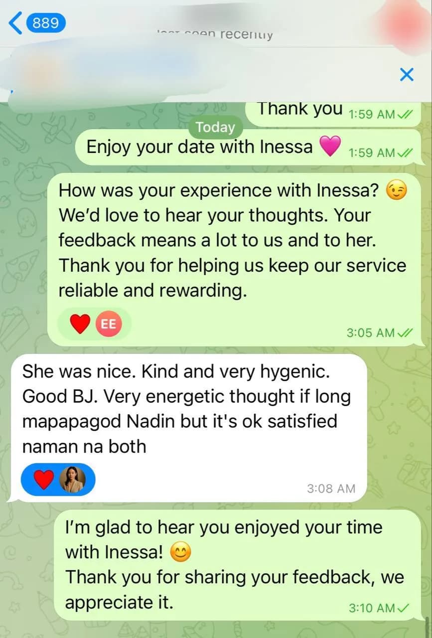 Inessa AME review screenshot proof 1