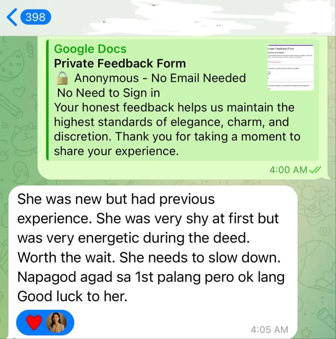 Ivana AME review screenshot proof 1