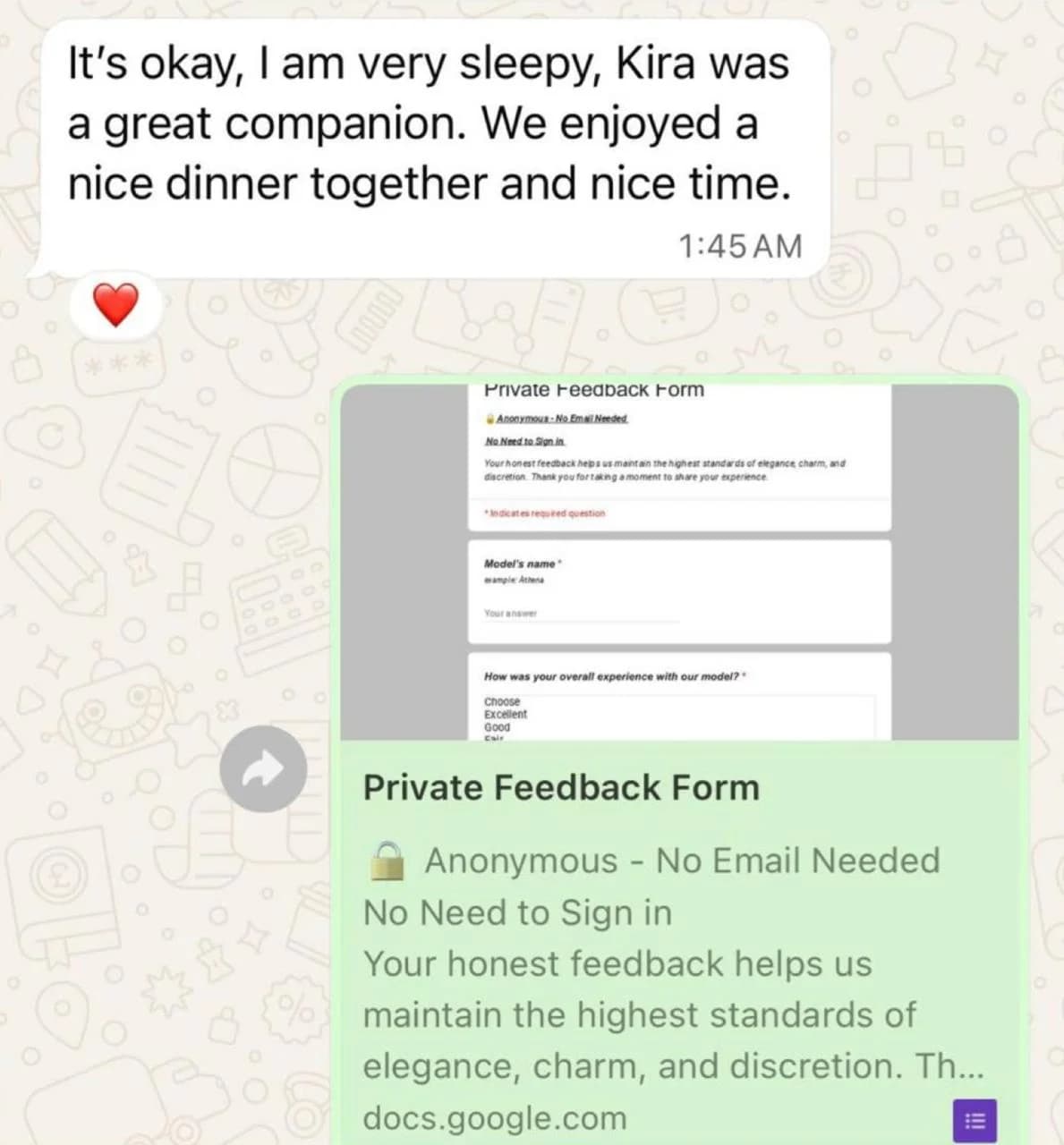 Kira review photo proof 1