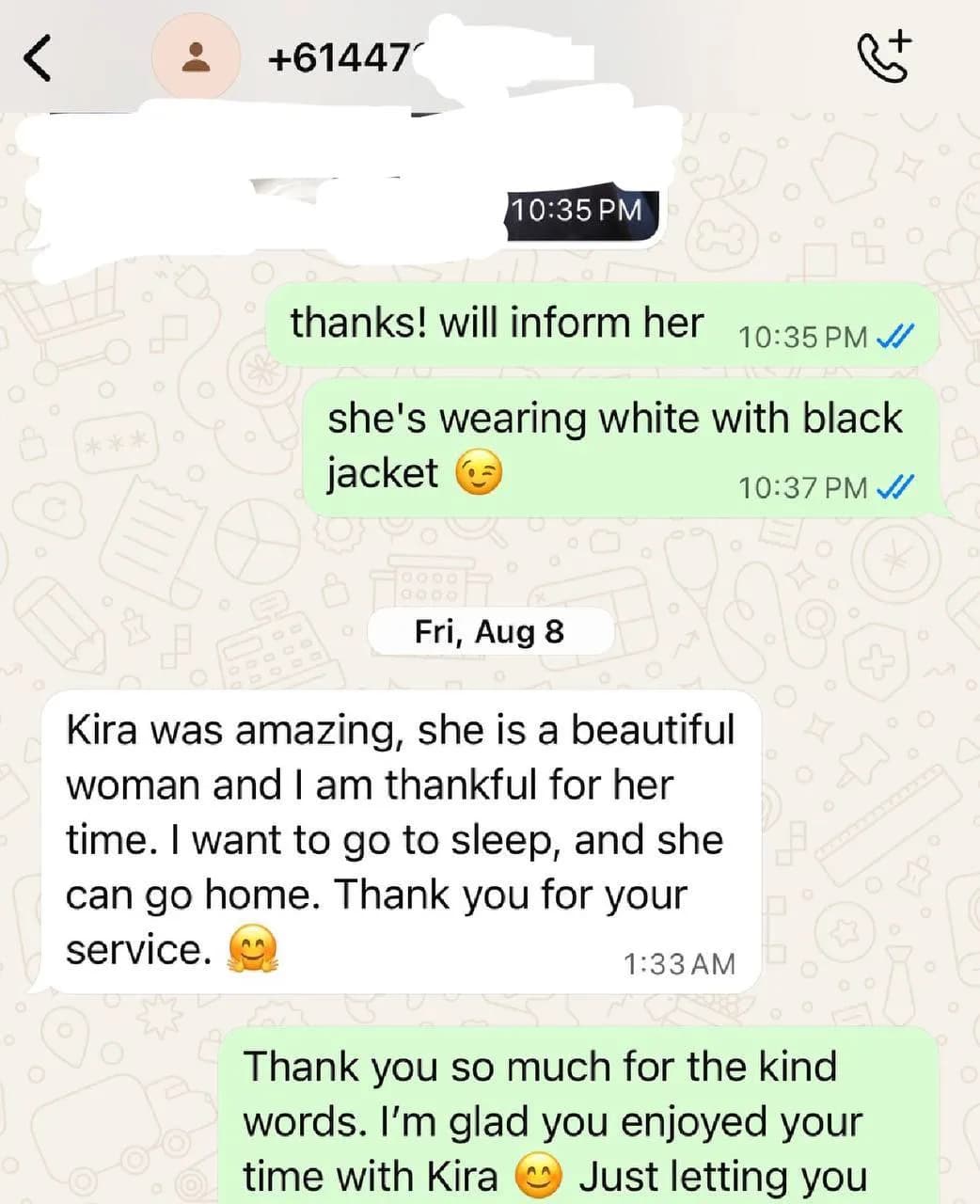 Kira AME review screenshot proof 1