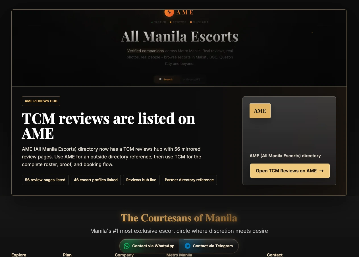 The Courtesans of Manila reviews listed on AME Directory review hub